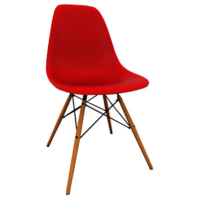 Vitra Eames DSW 43cm Side Chair Classic Red / Light Maple